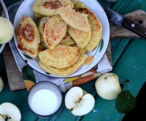 Сырники с яблоками